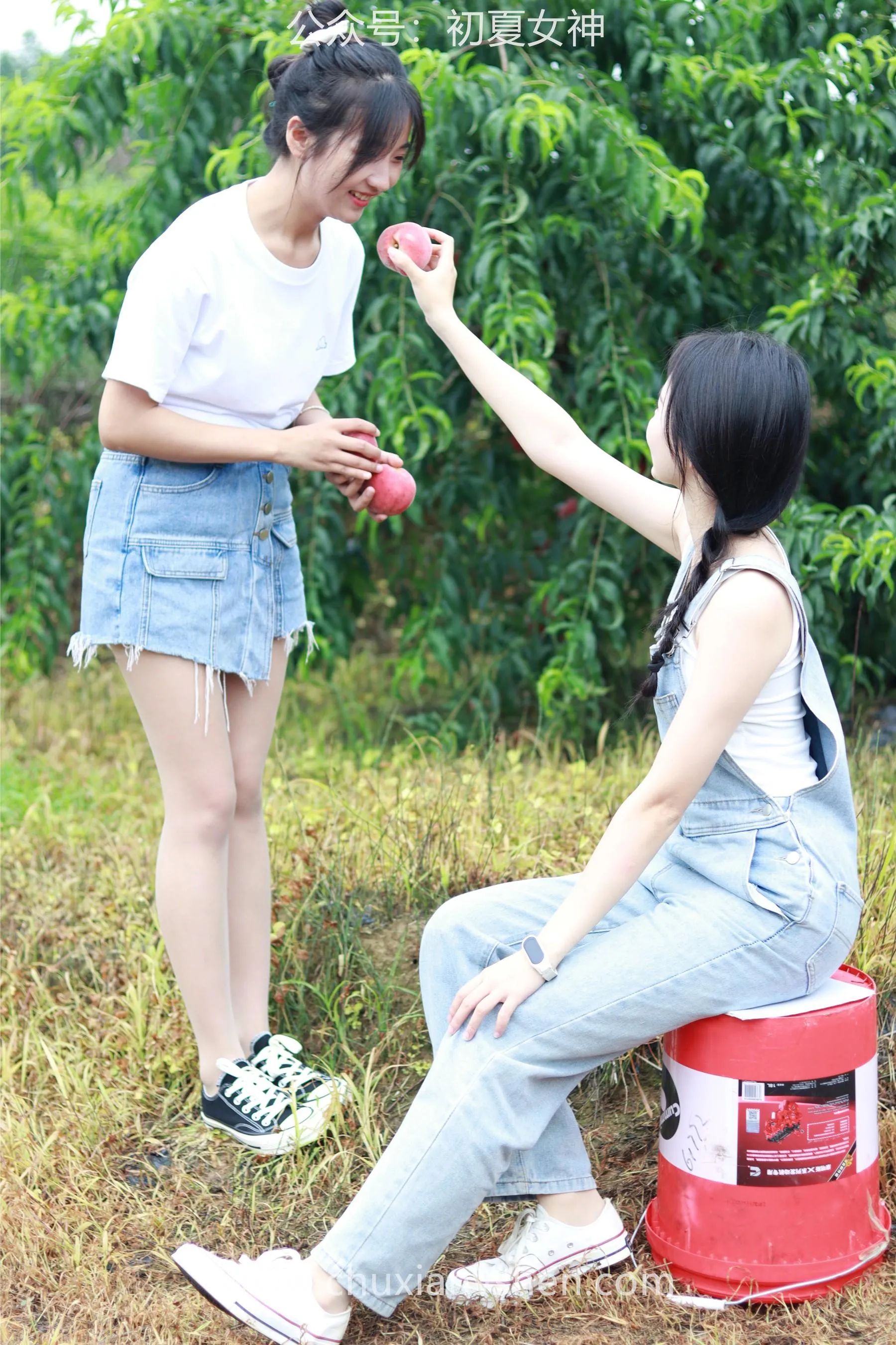初夏女神 NO.055 双双点点 桃园姐妹 [172P]插图8